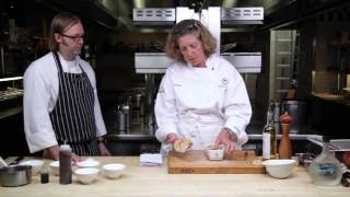 Cooking Foie Gras with Chef Wylie Dufresne and Ariane Daguin [upl. by Crin]