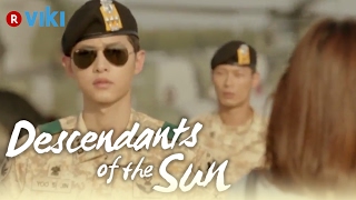 Descendants of the Sun  EP3  Song Joong Ki Comes Out Of Airplane To Greet Song Hye Kyo Eng Sub [upl. by Rosella]