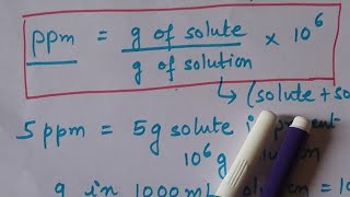 How to calculate ppm  ppm calculation [upl. by Iggam]