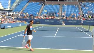 Roger Federer service practice [upl. by Neve835]