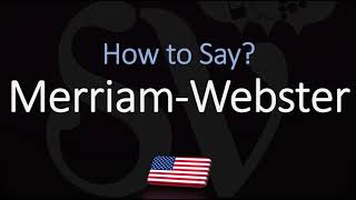 How to Pronounce Merriam Webster CORRECTLY [upl. by Randene]