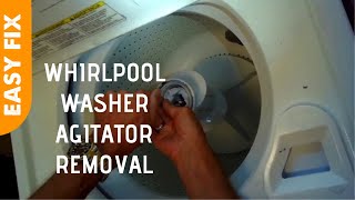 ✨ AGITATOR REMOVAL  WHIRLPOOL WASHER  Easy DIY Fix ✨ [upl. by Enerehs90]