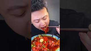 MUKBANG  skewers spicy asmr shorts [upl. by Prichard129]