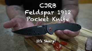 CJRB CUTLERY Folding Knife FeldsparJ1912 [upl. by Aemat]