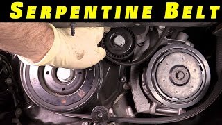 How to Replace a Serpentine Belt [upl. by Aniakudo]