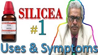 Homeopathy Medicine SILICEA Part 1 in Hindi  Uses amp Symptoms by Dr P S Tiwari [upl. by Warfold]