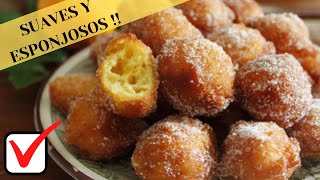 ✅ Cómo hacer BUÑUELOS DULCES con Harina Leudante ◁ Receta de BUÑUELOS de VIENTO Caseros y Fáciles [upl. by Enilekaj]