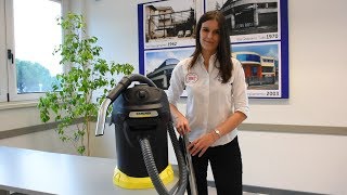 Aspiracenere AD 4 Premium Karcher presentato da VENEROTA [upl. by Dworman]