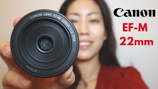 MUST HAVE LENS for Canon M  EFM 22mm Lens Review Canon M50 [upl. by Notled]