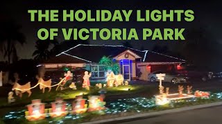 The Holiday Lights of Victoria Park  December 2023  North Naples FL [upl. by Onitsirc]