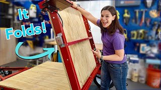 How to Assemble Harbor Freight 4x8 ft FOLDING Trailer [upl. by Sibyls781]