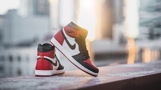 Review amp OnFeet Air Jordan 1 Retro High OG quotBred Toequot [upl. by Ulphia]