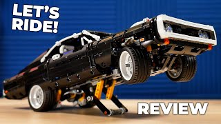 LEGO Technic Doms Dodge Charger Set  REVIEW  TIMELAPSE 42111 [upl. by Wiersma810]