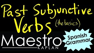 PAST SUBJUNCTIVE How to form conjugate verbs in IMPERFECT SUBJUNCTIVE [upl. by Marieann]