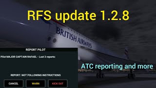 RFS update 128  ATC reporting and more [upl. by Naillig]