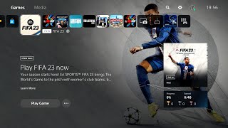 FIFA 23 Start UP Screen  FULL Menu Walkthrough  PS5 [upl. by Yetty592]