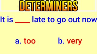 English Grammar Quiz Determiner TestAnSomeManyFewLittleTheEachEnglish MasterClass [upl. by Gratt]