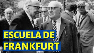 ¿Qué es la Escuela de Frankfurt Representantes teoría crítica y origen [upl. by Merkle778]