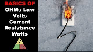 Basics of Ohms Law Volts Amps Ohms and Watts Explained [upl. by Ccasi]