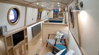 Narrowboat Harebell  Bespoke Built By Aqua Narrowboats [upl. by Asusej]