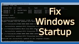 How to Fix Startup Repair in Windows 10  System Reserved [upl. by Prescott]