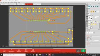 Designing A Circuit Board Using Fritzing [upl. by Princess]