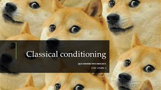 Classical Conditioning [upl. by Naginarb793]