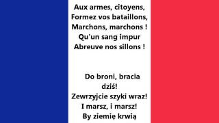 National anthem of France  Hymn Francji  La Marseillaise [upl. by Ordnajela692]