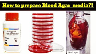 Media preparation in microbiology  How to prepare blood agar [upl. by Aika272]