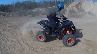 ATV 125CC Test drive [upl. by Flem]