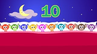 Ten In The Bed Nursery Rhyme with Lyrics [upl. by Larsen]