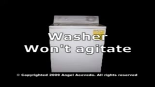 General Electric Washing Machine Not Agitating [upl. by Adnoyek]