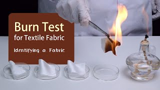 Burn Test for Fabric Identification [upl. by Nraa]