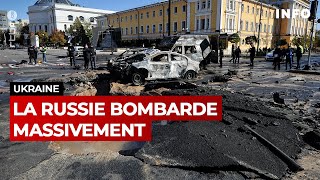 Ukraine  la Russie bombarde massivement  JT RTBF [upl. by Eitsud]