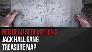 Red Dead Redemption 2  Jack Hall Gang Treasure Map [upl. by Afital]