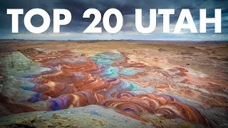 TOP 20 PLACES IN UTAH YOU NEED TO VISIT [upl. by Ransome21]