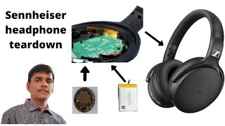 Sennheiser headphone teardown HD 450 [upl. by Fabyola771]