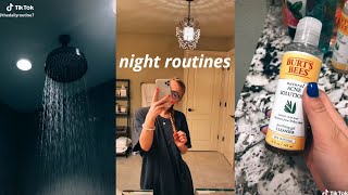 night routine tik tok compilation ✨🌙 [upl. by Enedan]