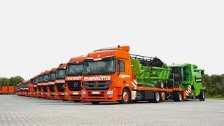 Lkw ReportageMit dem Tieflader durch Europa [upl. by Taryne617]