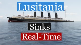 Lusitania Real Time Sinking Animation [upl. by Sirronal]