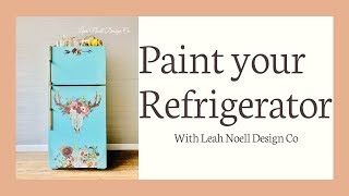 How to Paint Your Refrigerator [upl. by Niwdog]