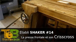 Etabli shaker  14 la presse frontale  shaker bench leg vis [upl. by Zedekiah]