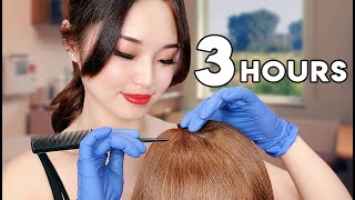 ASMR Sleep Recovery  3 Hours of Hair Treatments [upl. by Araek]