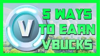 UPDATED 2024 5 Ways To Earn VBucks From Fortnite Save The World [upl. by Yardna]