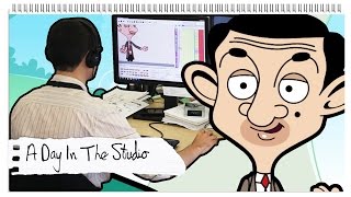 Mr Bean  A Day in the Animation Studios  Mr Bean Official Cartoon [upl. by Annahsat30]