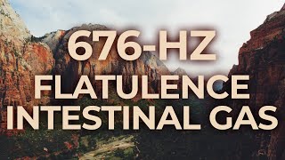 676Hz Music Therapy for Flatulence and Intestinal Gas  40Hz Binaural Beat  Healing Relaxing [upl. by Aiynot]