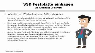 SSD Festplatte einbauen Die Anleitung vom Profi [upl. by Nyleikcaj]