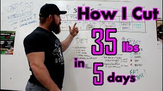 Water Loading and Cutting Weight How I Cut 35lbs in 5 Days Plus FREE Ebook [upl. by Igal365]