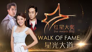 Star Awards 2022  Walk of Fame 红星大奖2022  星光大道 [upl. by Ierbua]