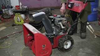 Carb replacement on an MTD snowblower [upl. by Eenet226]